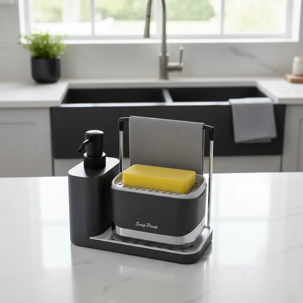 Dispensador de Jabón Líquido Multiusos 4 en 1 | Pago Contraentrega